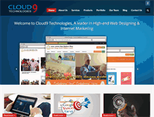 Tablet Screenshot of cloud9india.net
